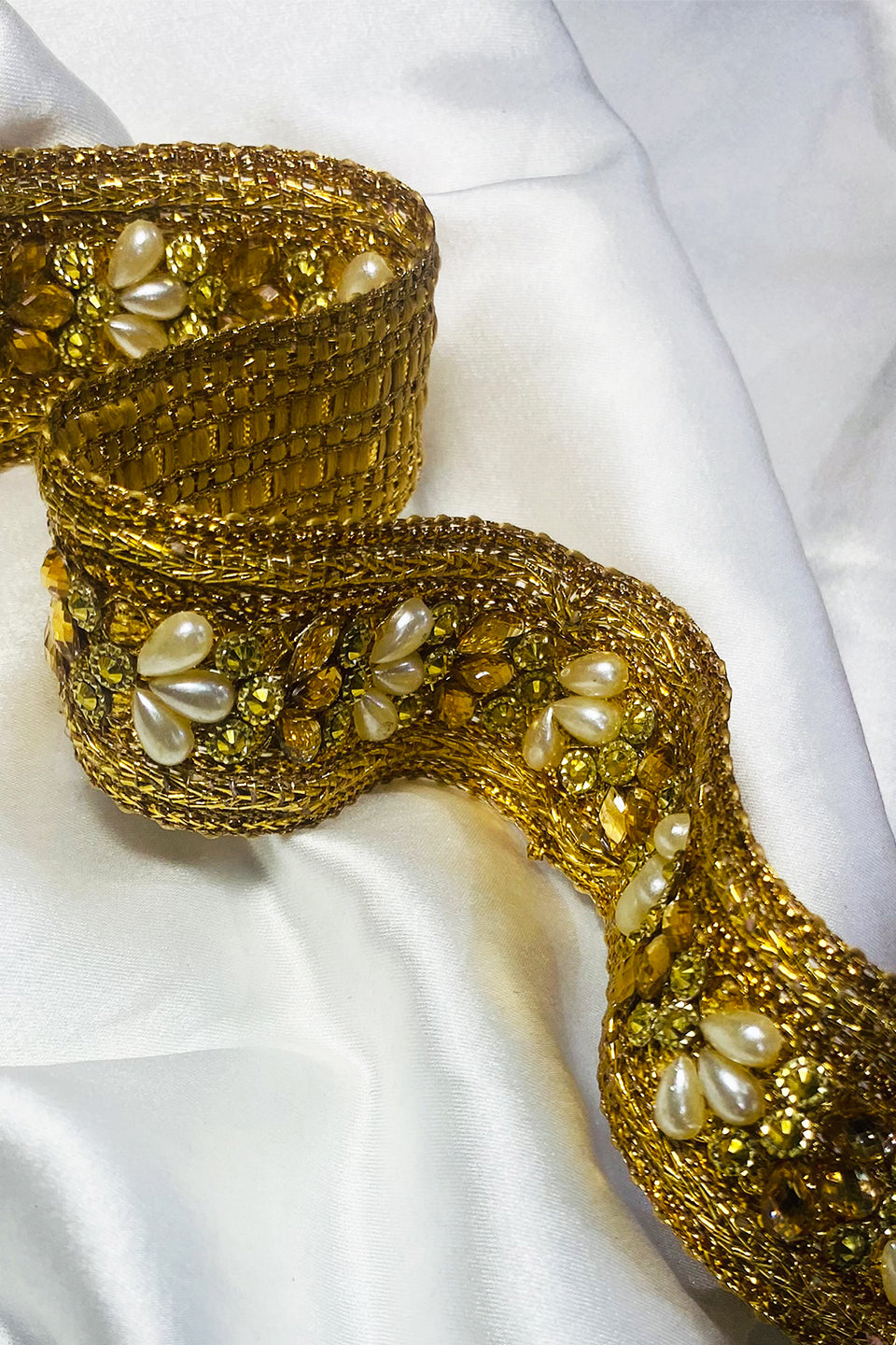mirror work laces for dress golden wedding dress embellishment trim by the yard