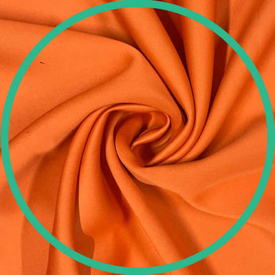 Orange - Polyester Fabric