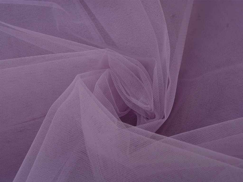 Light Purple Plain Net Fabric - Main Image