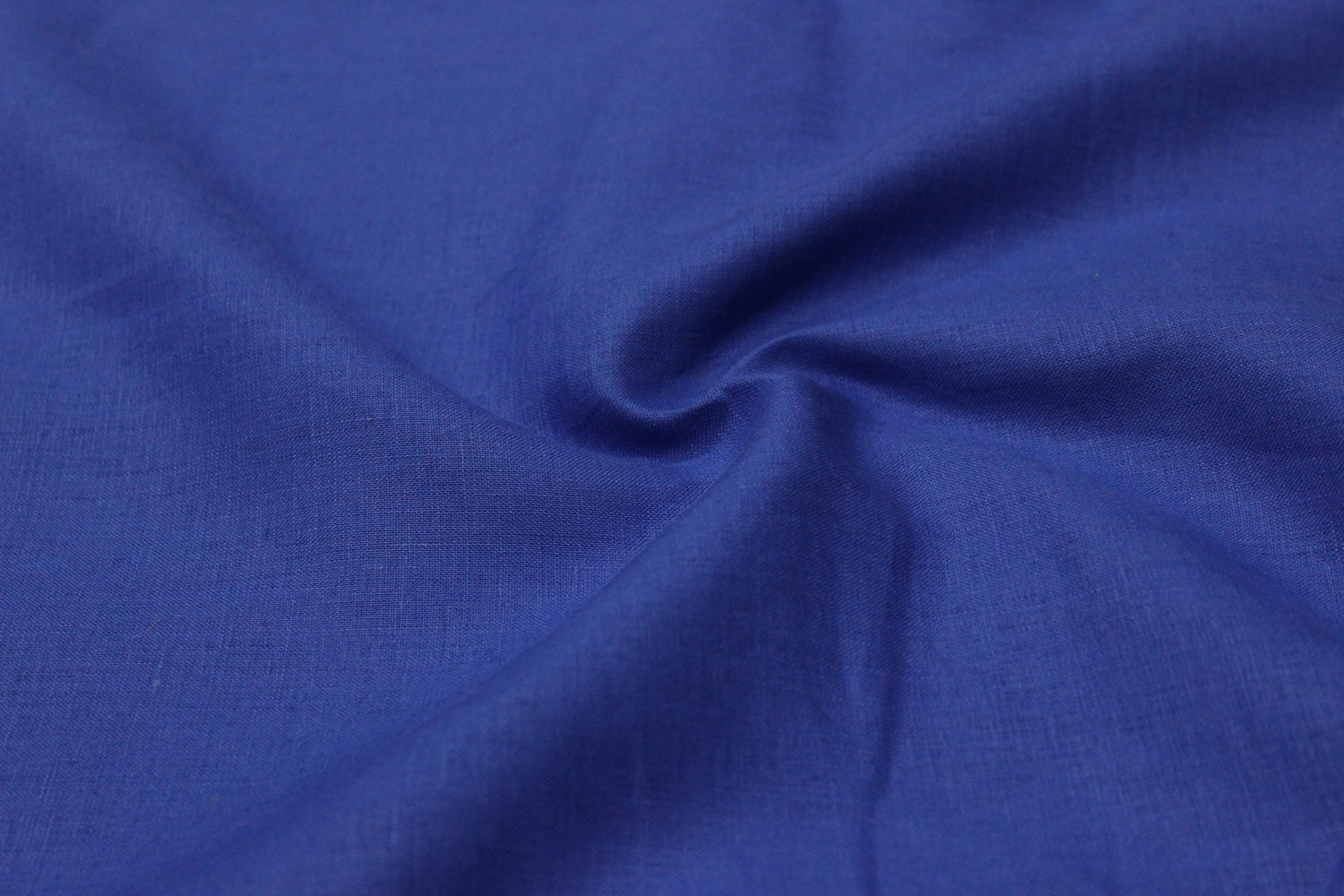Royal Blue Plain Linen Fabric
