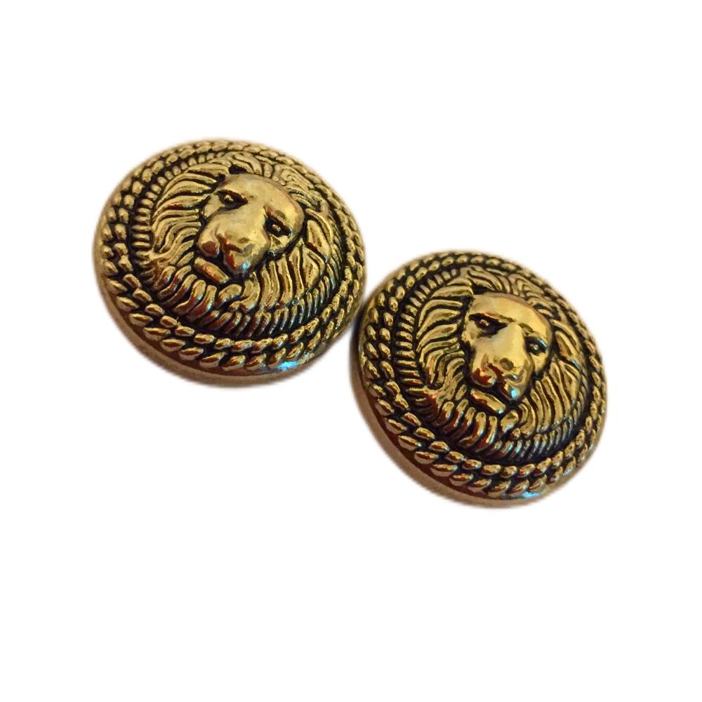 Antique Golden Lion Metal Buttons for Suit