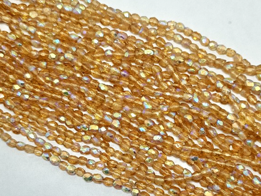 Crystal Glass Bead Chains - 5 Strands Jewelry Making Supplies