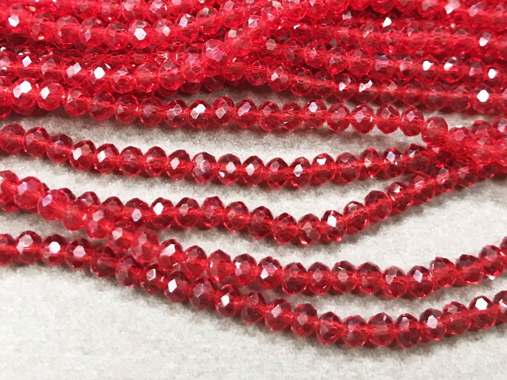 red colour crystal wallpaper