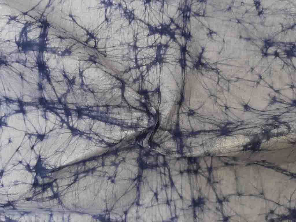 Black - Hand Batik Printed Cotton Single Bed Cover (96 x 59 in) 07