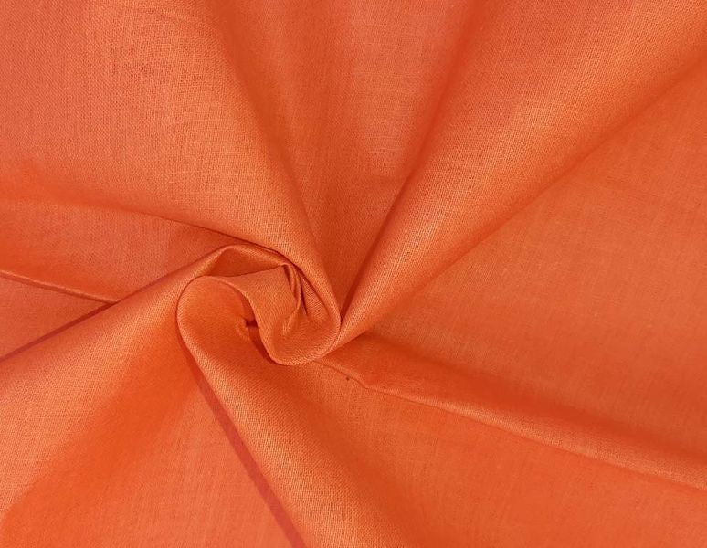 Saffron Colour Cotton DT Dye Fabric
