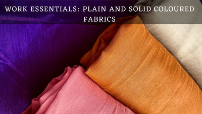 Why cotton fabrics in plain & solid colors work are essential! A guide on what to wear to slay your day at office.