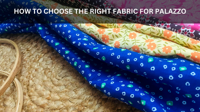 The Art Of Making Palazzo : Get The Perfect Fabric From The Design Cart