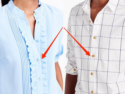 If Women are always right, Why are their Shirt Buttons on the left?