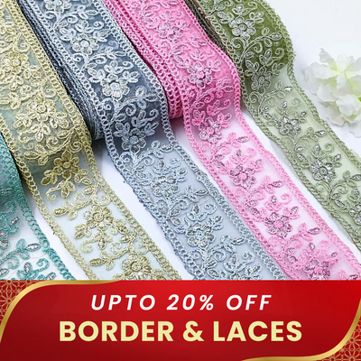 Navratri 2025 Sale on Borders & Laces