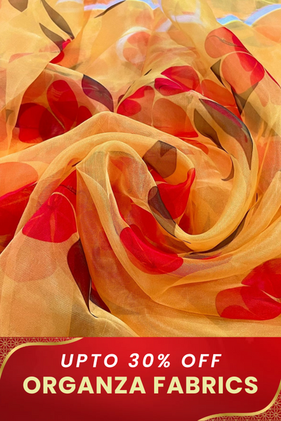 Navratri 2025 Sale on Organza Fabrics