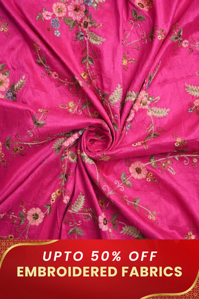Navratri 2025 Sale on Embroidered Fabrics