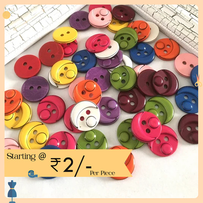 Acrylic Buttons at Wholesale