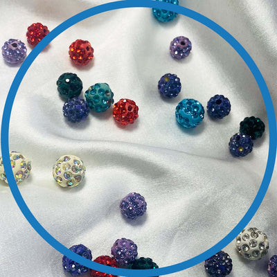Zircon Balls / Shamballa Beads