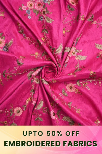 EOSS 2025 Sale on Embroidered Fabrics
