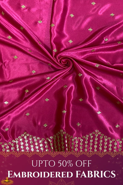 Diwali 2025 Sale on Embroidered Fabrics