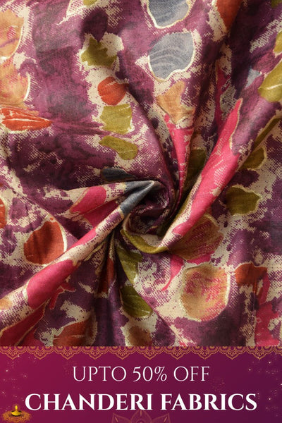 Diwali 2025 Sale on Chanderi Fabrics