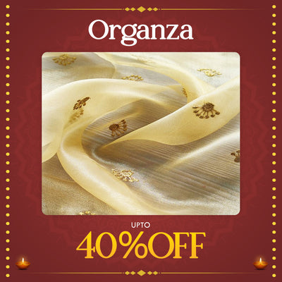 Diwali 2024 Sale on Organza Fabrics