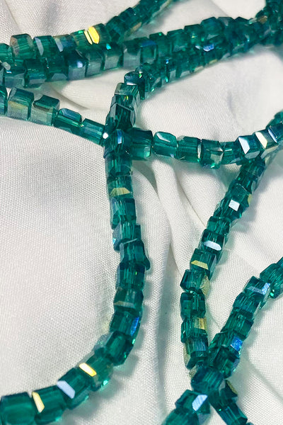 Rectangular & Cubic Crystal Beads