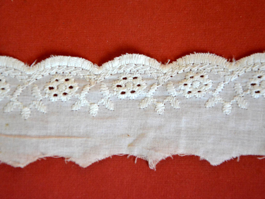 White Dyeable Pattern 92 Cotton Fabric Lace