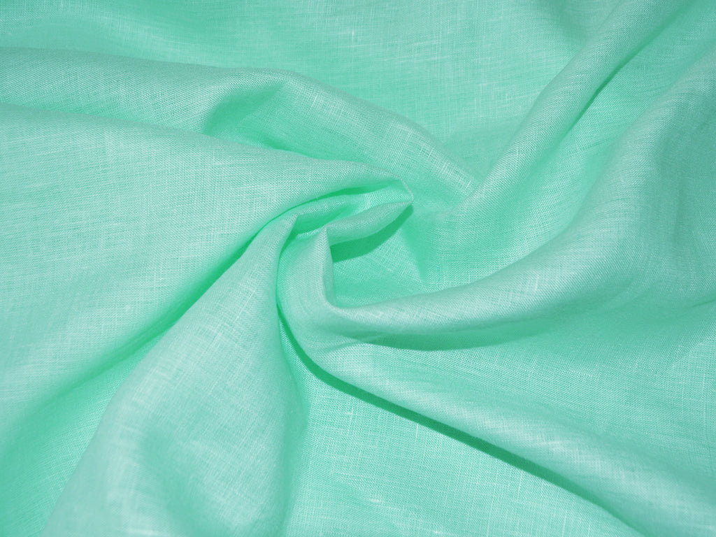 precut-of-2-meter-turquoise-green-color-pure-linen-fabric-60-lea