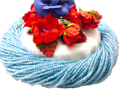 Light Blue Monalisa Hydro Crystal Beads (Wholesale)