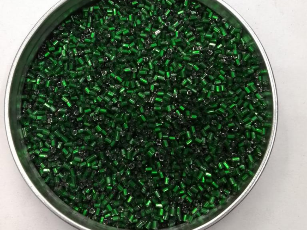 Dark Green 2 Cut Glass Seed Beads- 2 mm (Wholesale)