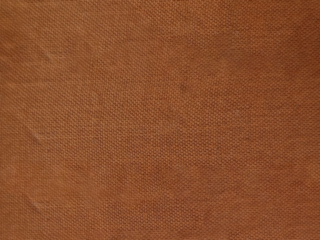 Orange Plain Glazed Cotton Fabric