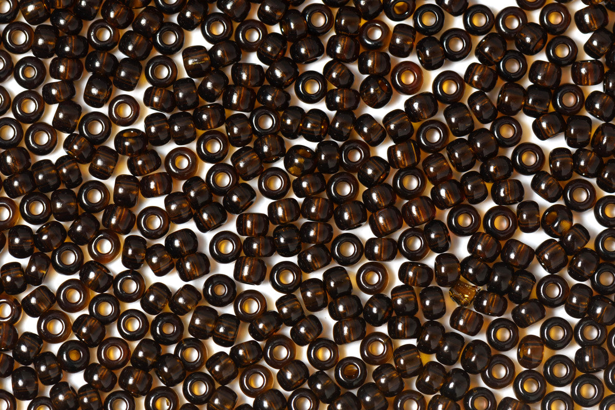 Syrup Brown Transparent Preciosa Seeds Beads