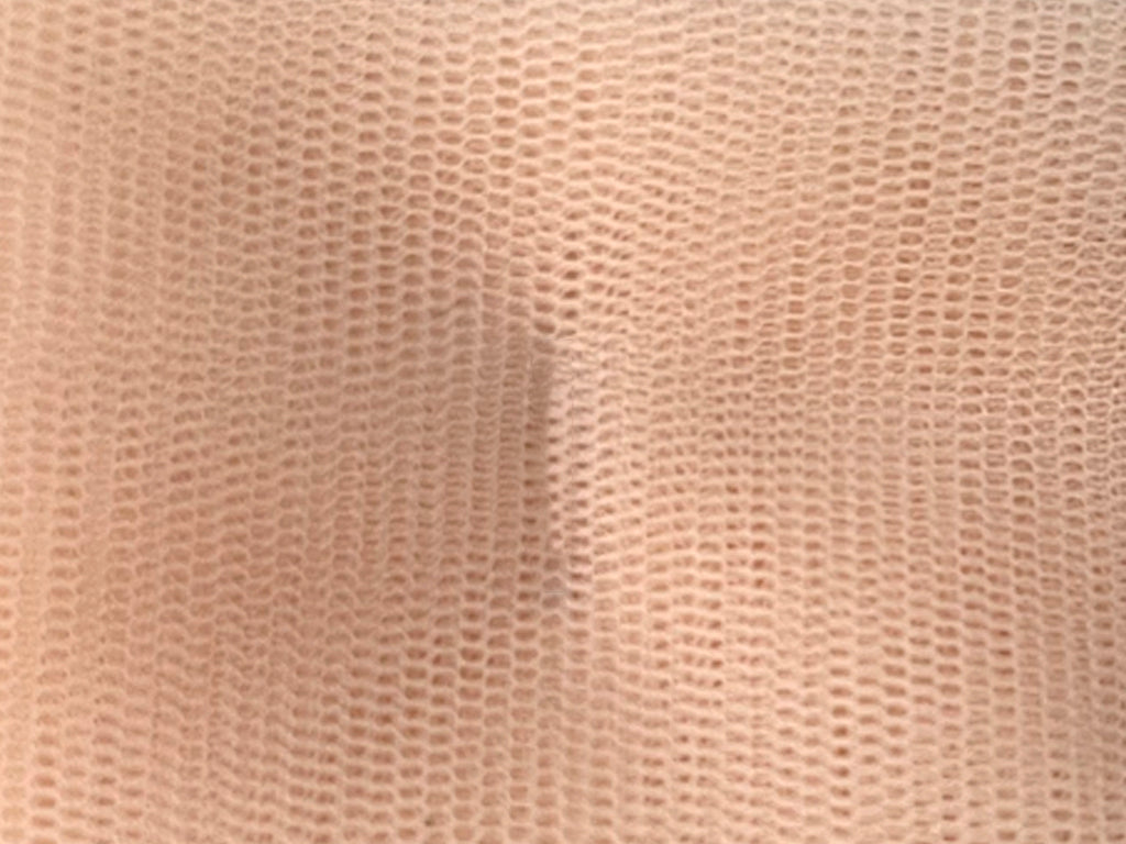 Peach Plain Net Fabric (Wholesale)