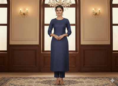 स्लेट ब्लैक प्लेन ग्लेज्ड कॉटन फ़ैब्रिक