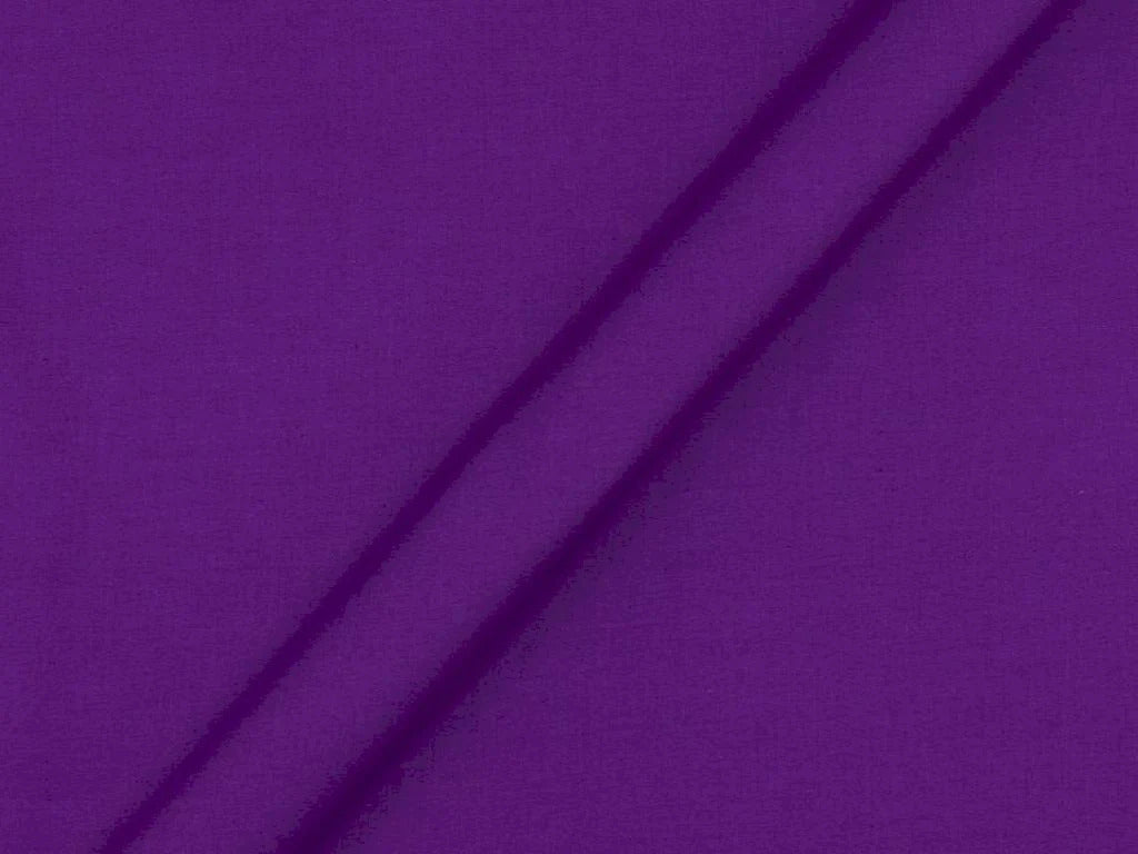 Purple Plain Dyed Cotton Satin Fabric (Wholesale)