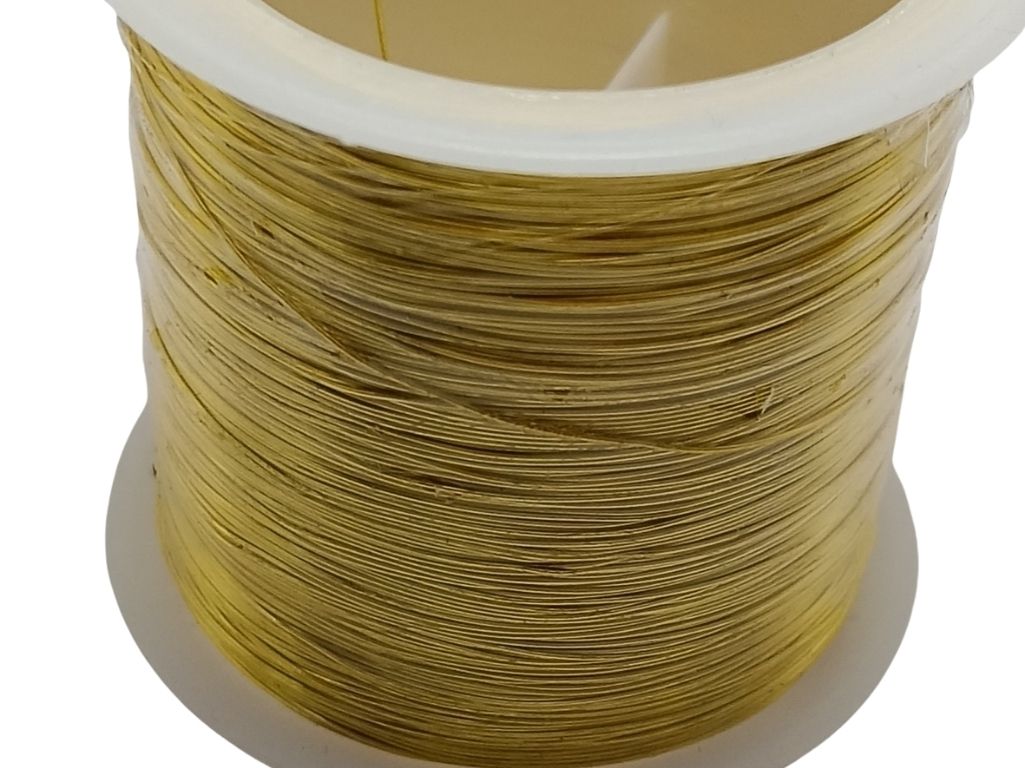 Golden Jewelry Making Metal Wire Roll