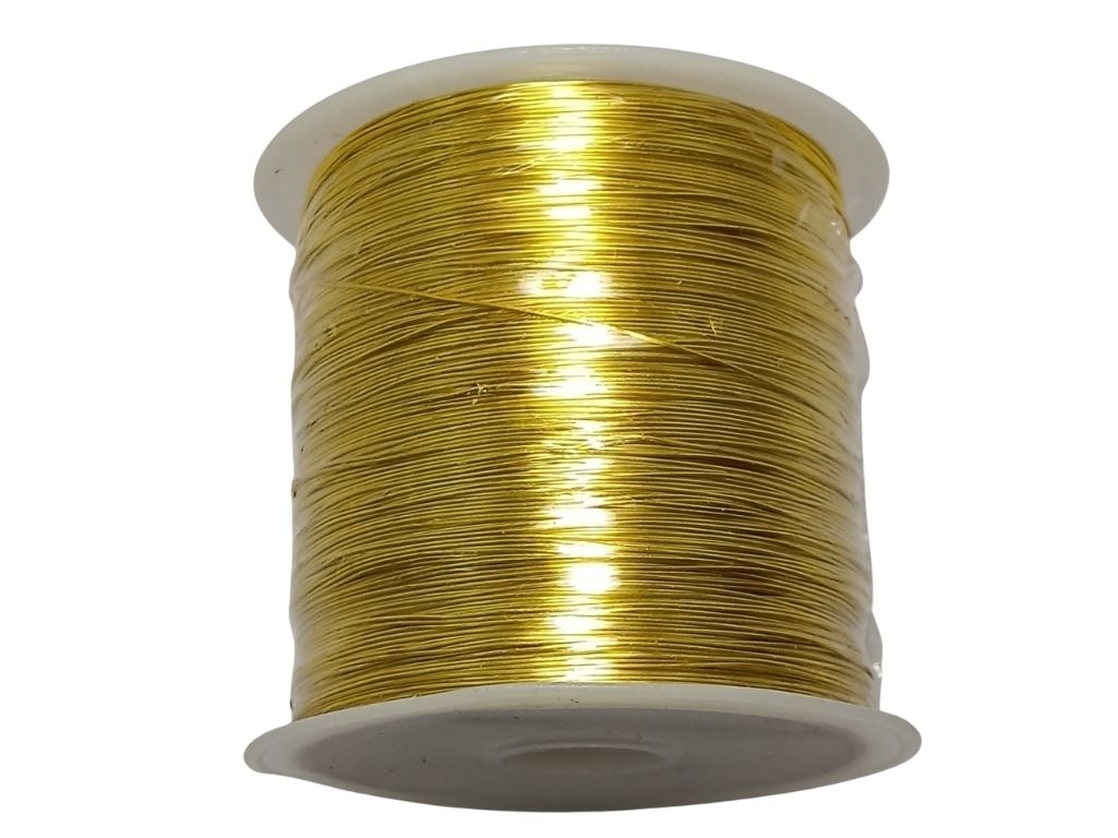 Golden Jewelry Making Metal Wire Roll