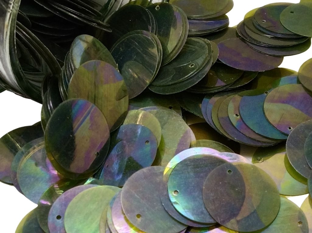Multicolour Circular Plastic Embroidery Sequins