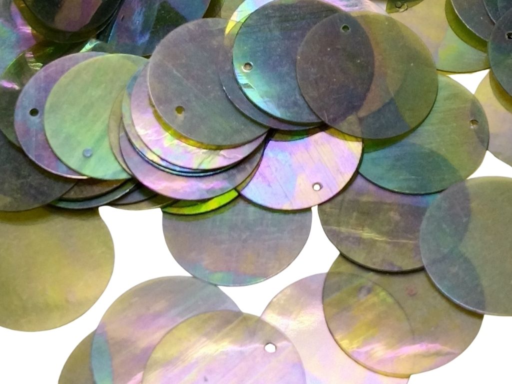 Multicolour Circular Plastic Embroidery Sequins