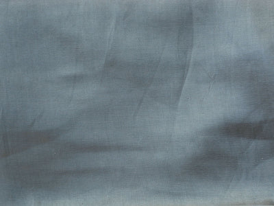 Silver Gray Plain Pure Viscose Gaji Silk Fabric