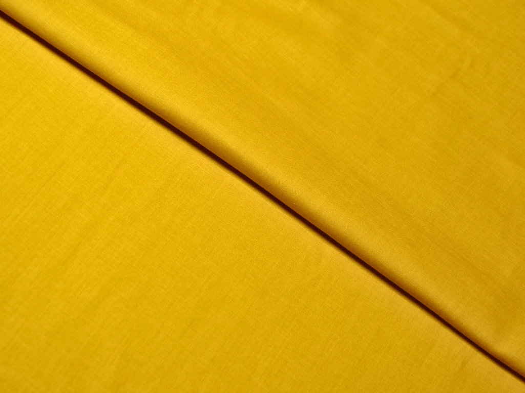 Yellow Plain 100% Pure Mul Mul Cotton
