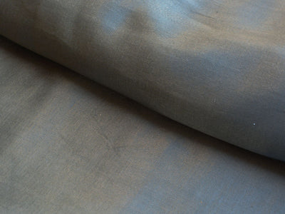 Silver Gray Plain Pure Viscose Gaji Silk Fabric (Wholesale)