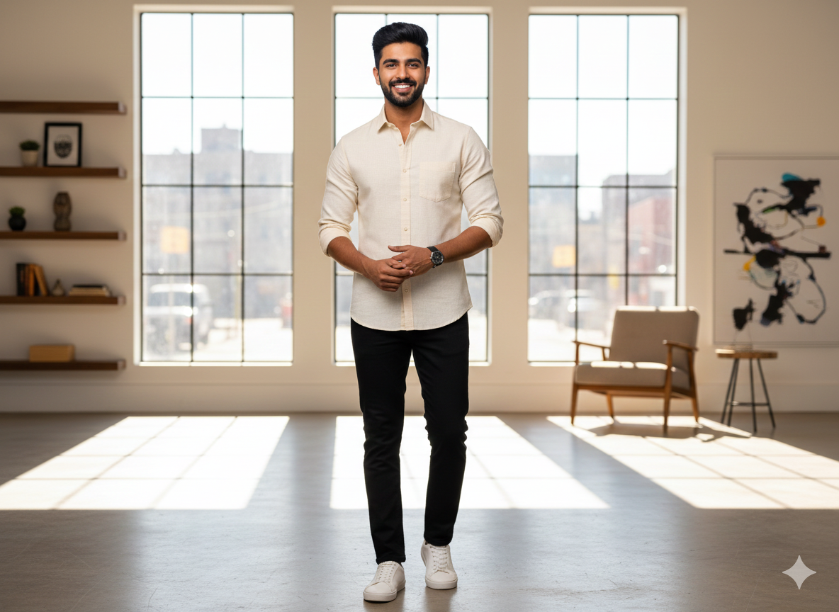 प्राकृतिक सादा कॉटन लिनन कपड़ा