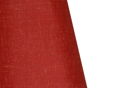 Bright Red Shaded Plain Cotton Linen Fabric