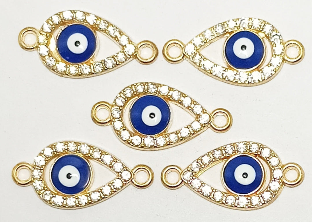 Evil Eye Enamel Charms