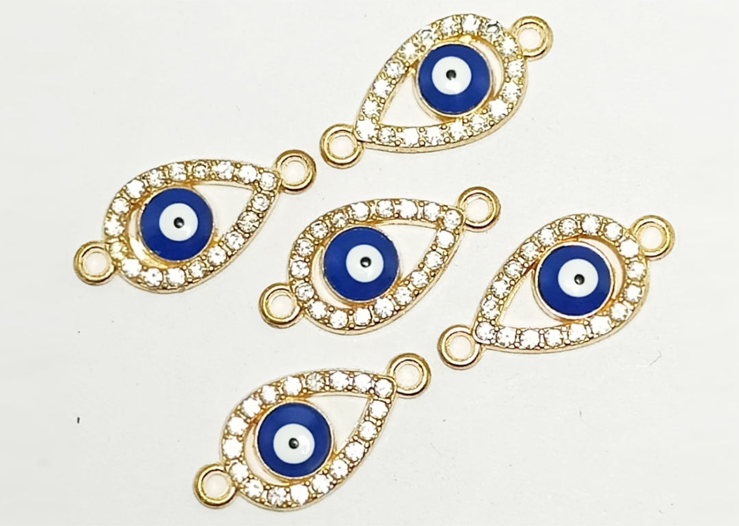 Evil Eye Enamel Charms