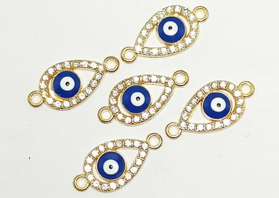 Evil Eye Enamel Charms