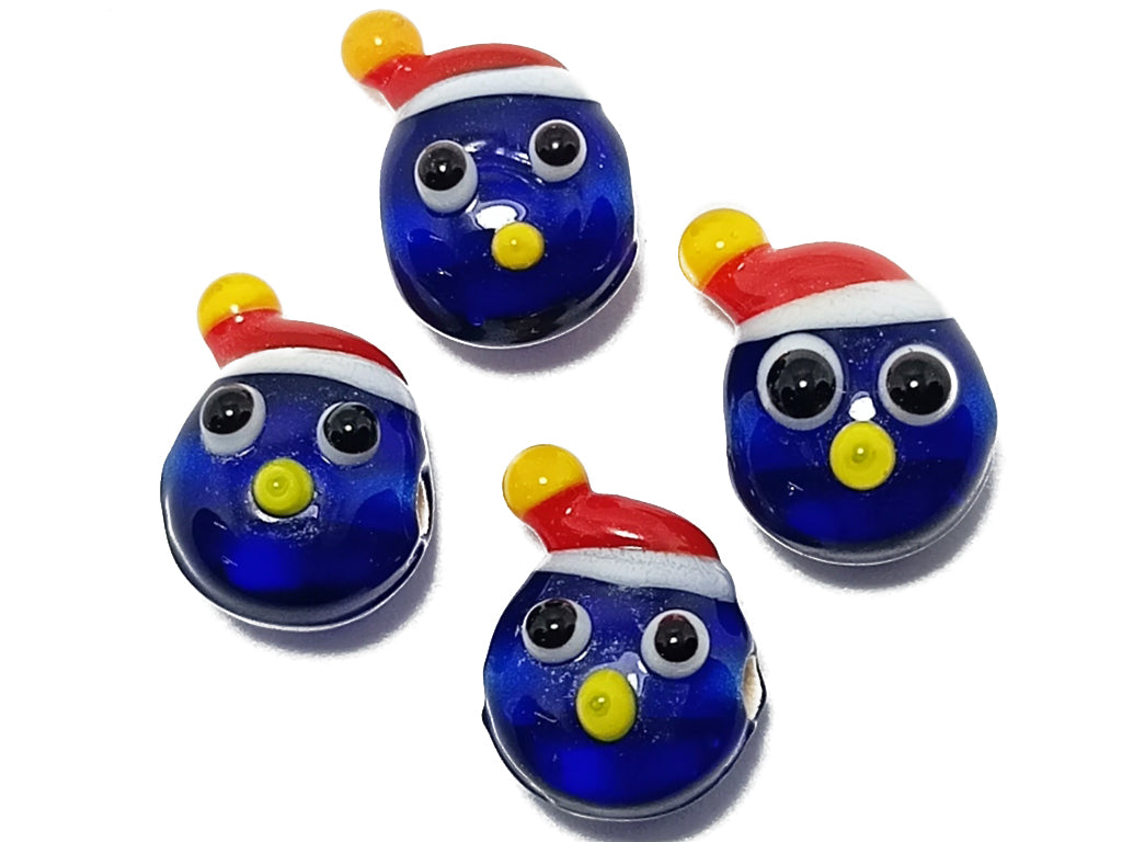 Blue Cartoon Designer Glass Beads