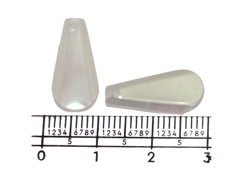 White Teardrop Plastic Embroidery Sequins