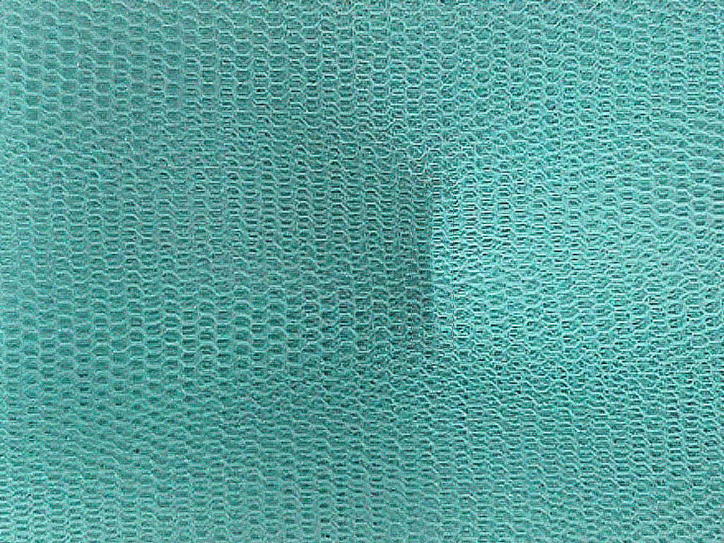 Teal Blue Plain Net Fabric