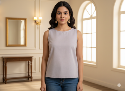 सफ़ेद सादा ग्लेज्ड कॉटन कपड़ा (थोक)