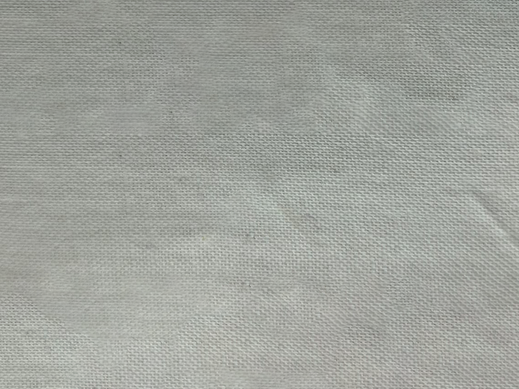 Off-White Plain Glazed Cotton Fabric