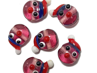 Pink Cartoon Designer Glass Beads