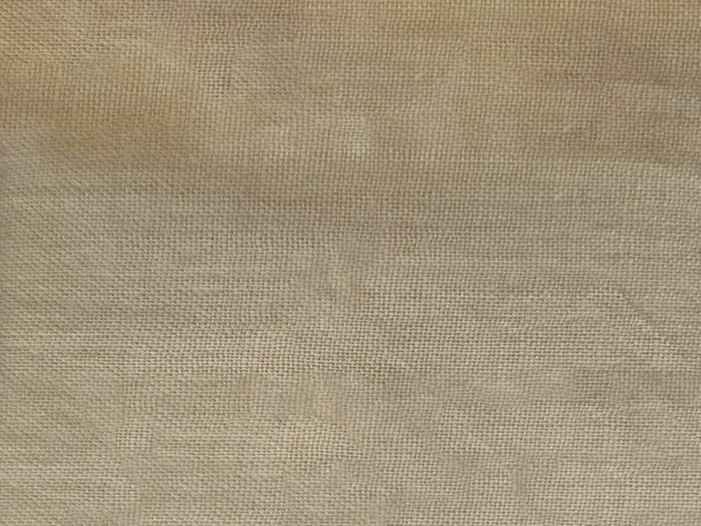 Cream Plain Glazed Cotton Fabric